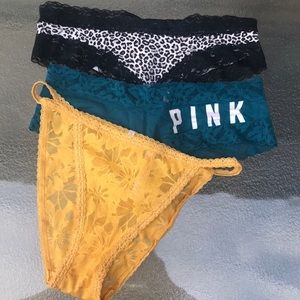 4-Pair PINK by Victoria’s Secret Panties/S